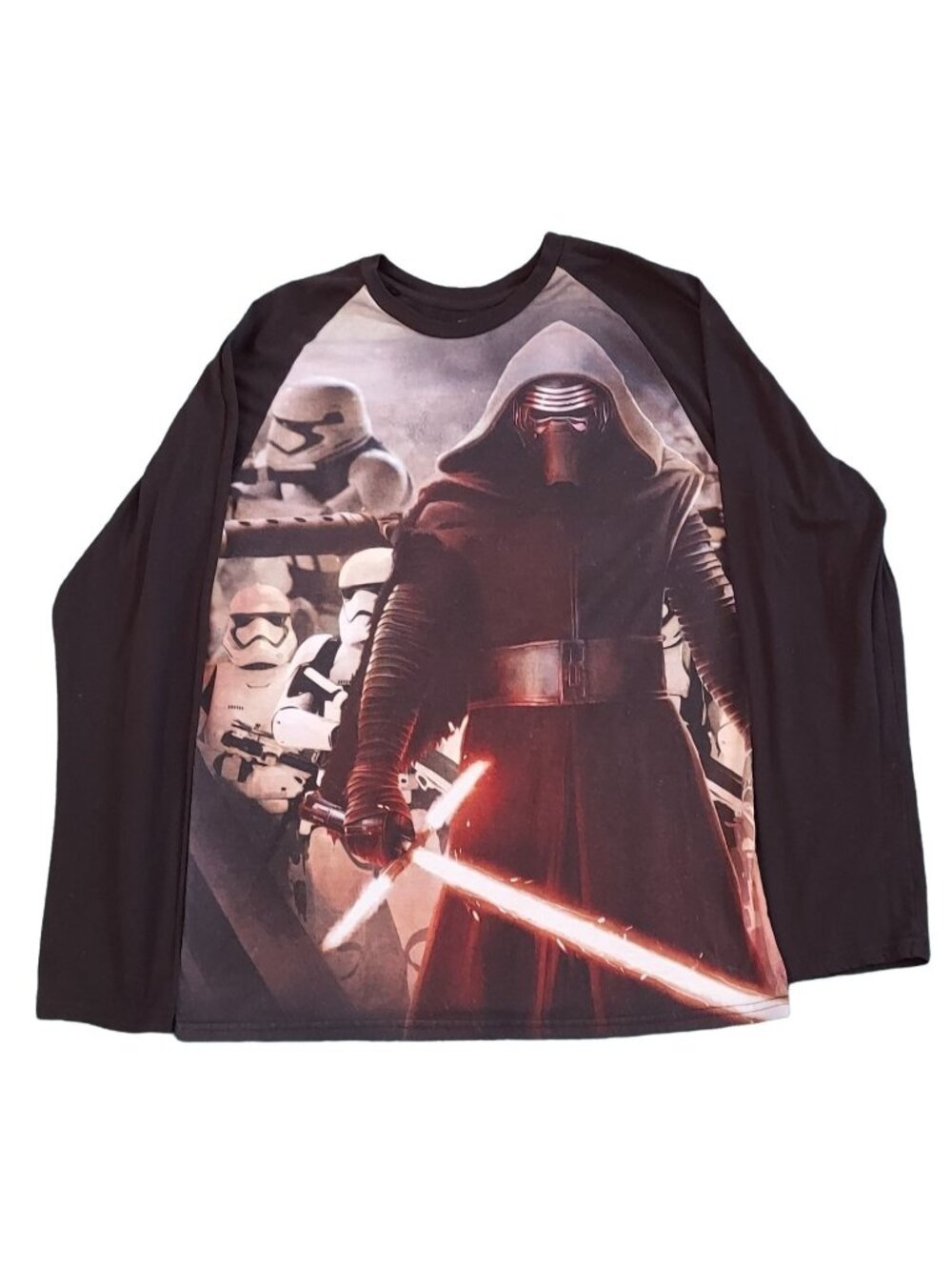 Star Wars Fifth Sun Long Sleeve Darth Vader Kilo Ren Disney Men's Black Size 2XL